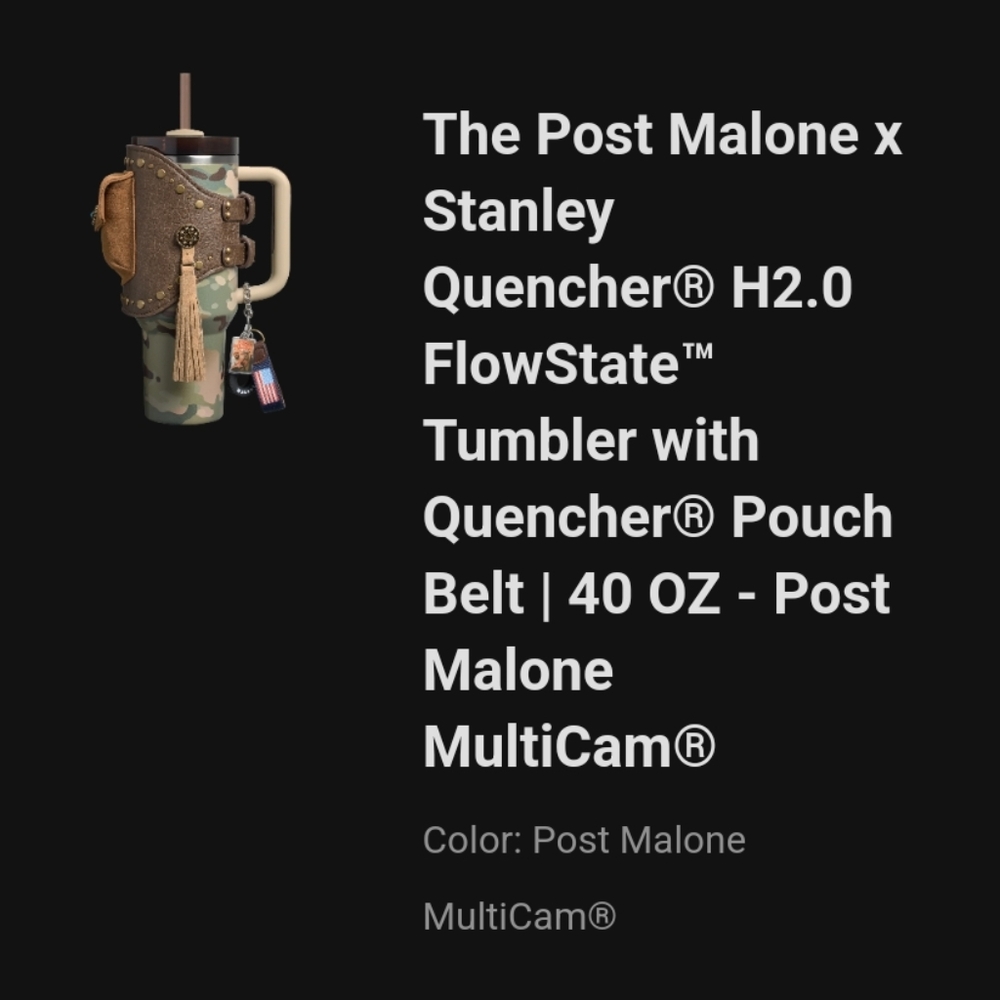 Stanley X Post Malone With Belt - Picture 3 of 3